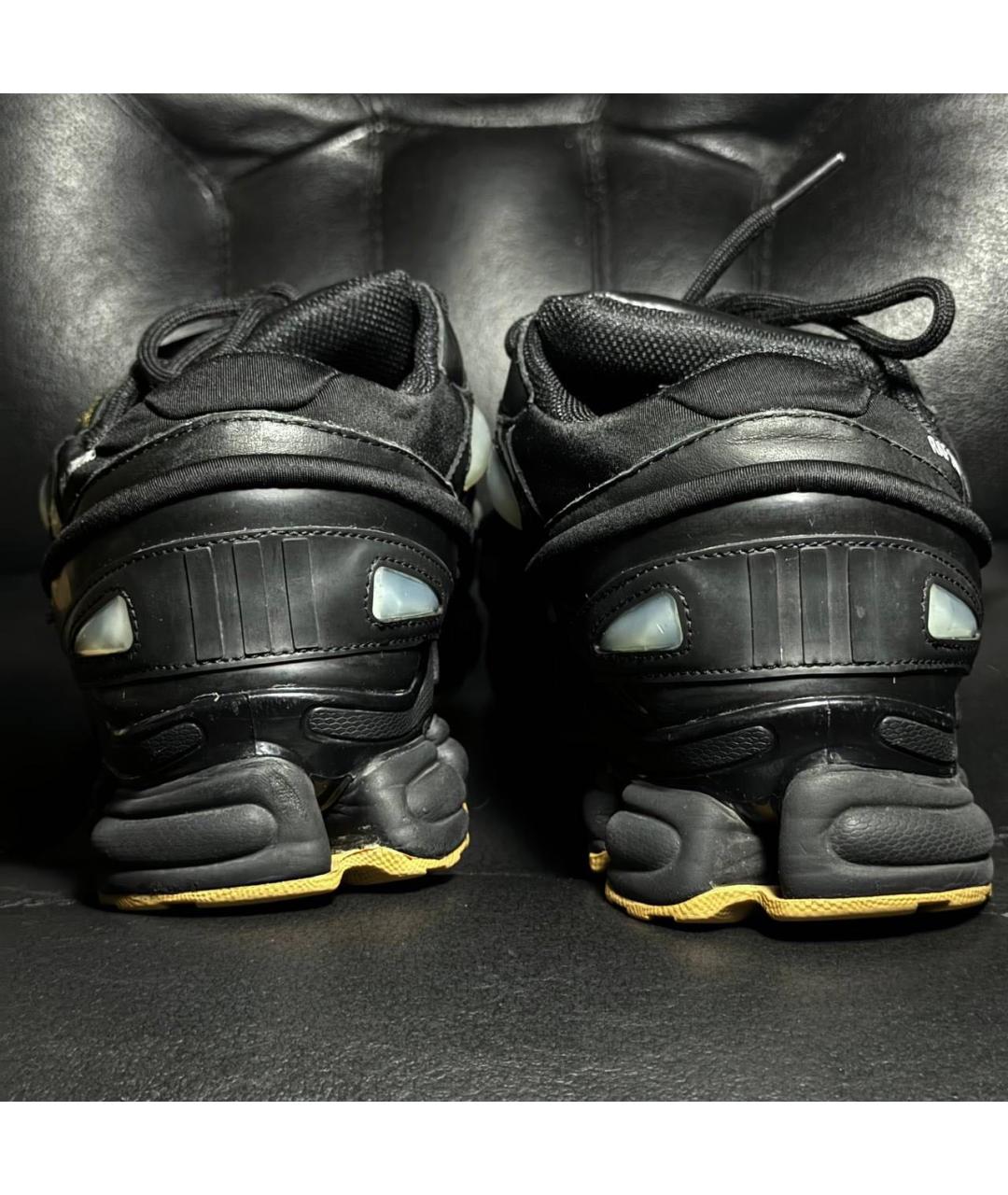 ADIDAS X RAF SIMONS Черные текстильные низкие кроссовки / кеды, фото 2