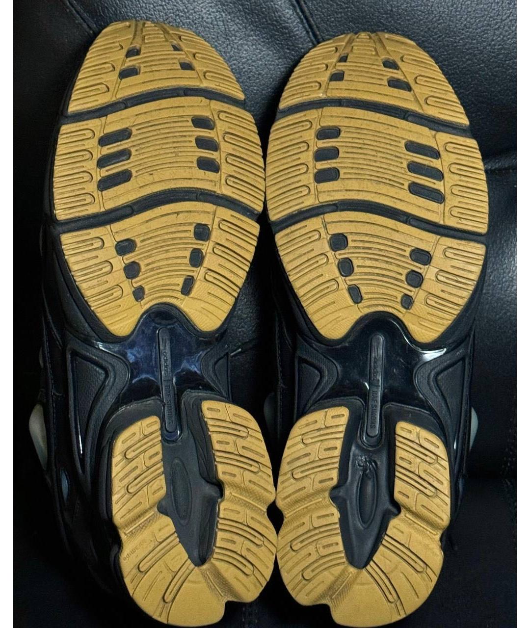 ADIDAS X RAF SIMONS Черные текстильные низкие кроссовки / кеды, фото 8