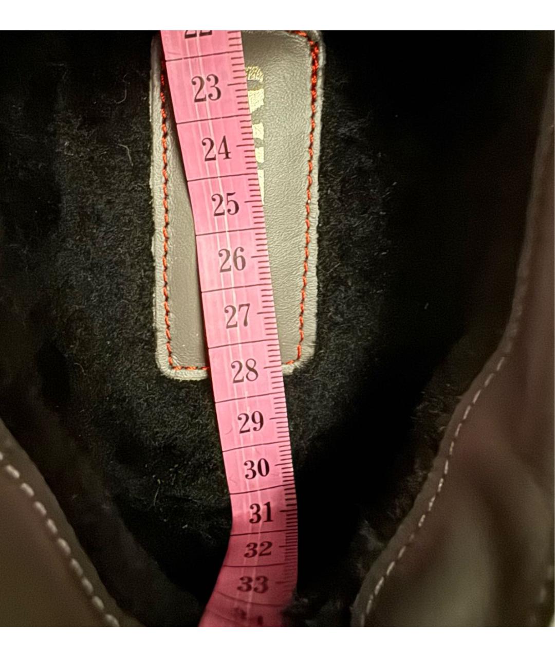 POLLINI Черные нубуковые низкие ботинки, фото 5