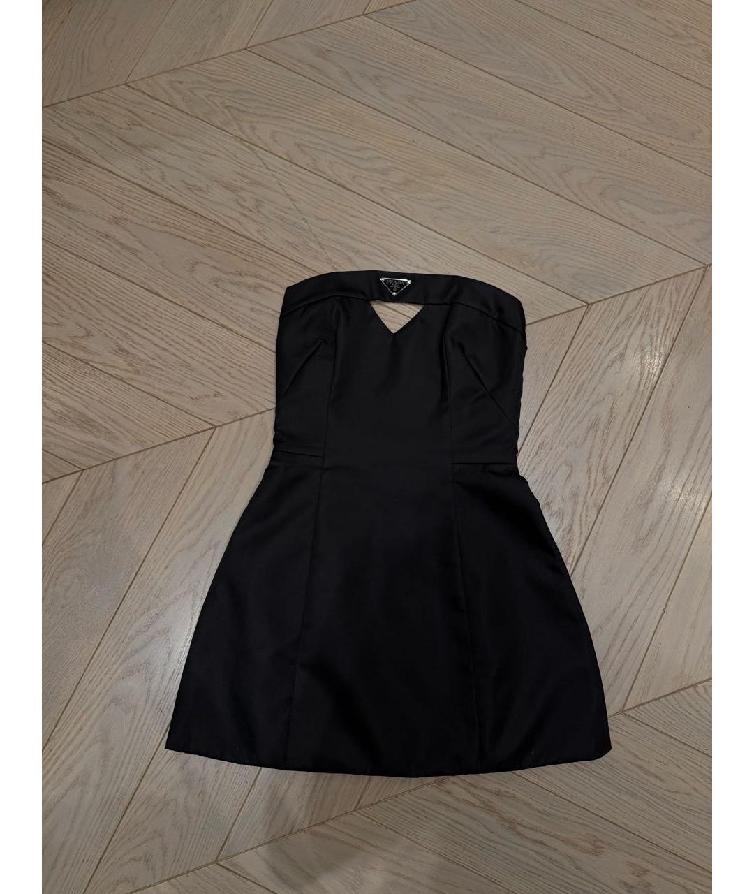 PRADA Черное коктейльное платье, фото 4