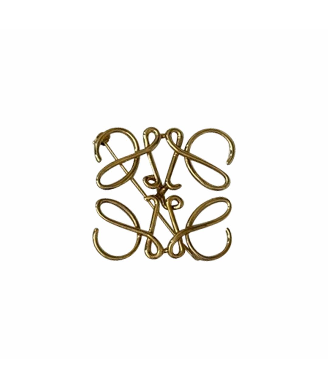 LOEWE Золотая металлическая булавка / брошь, фото 1