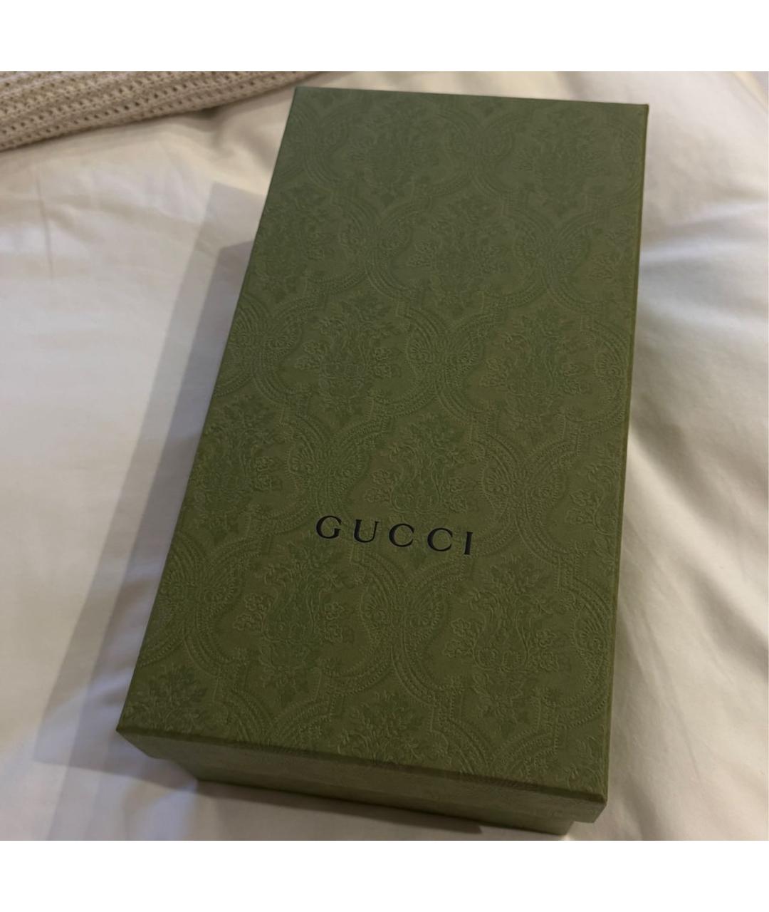 GUCCI Черные кожаные мюли, фото 6