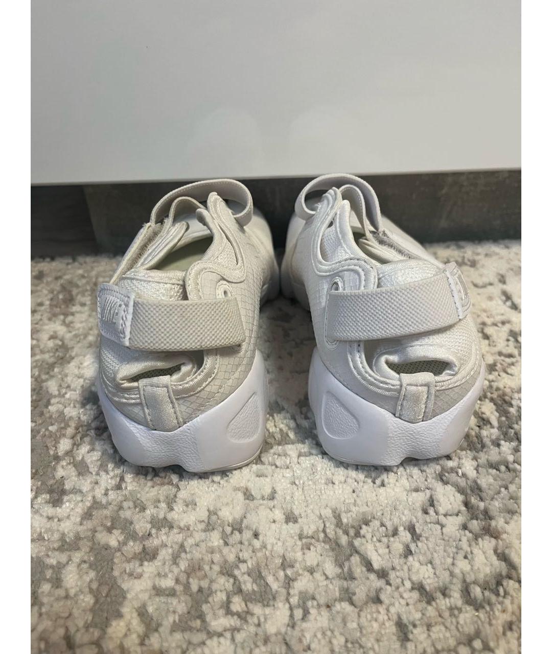 NIKE Белые текстильные кеды, фото 4