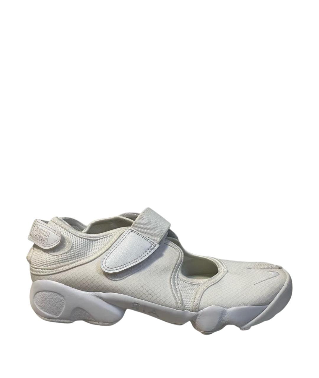 NIKE Белые текстильные кеды, фото 1