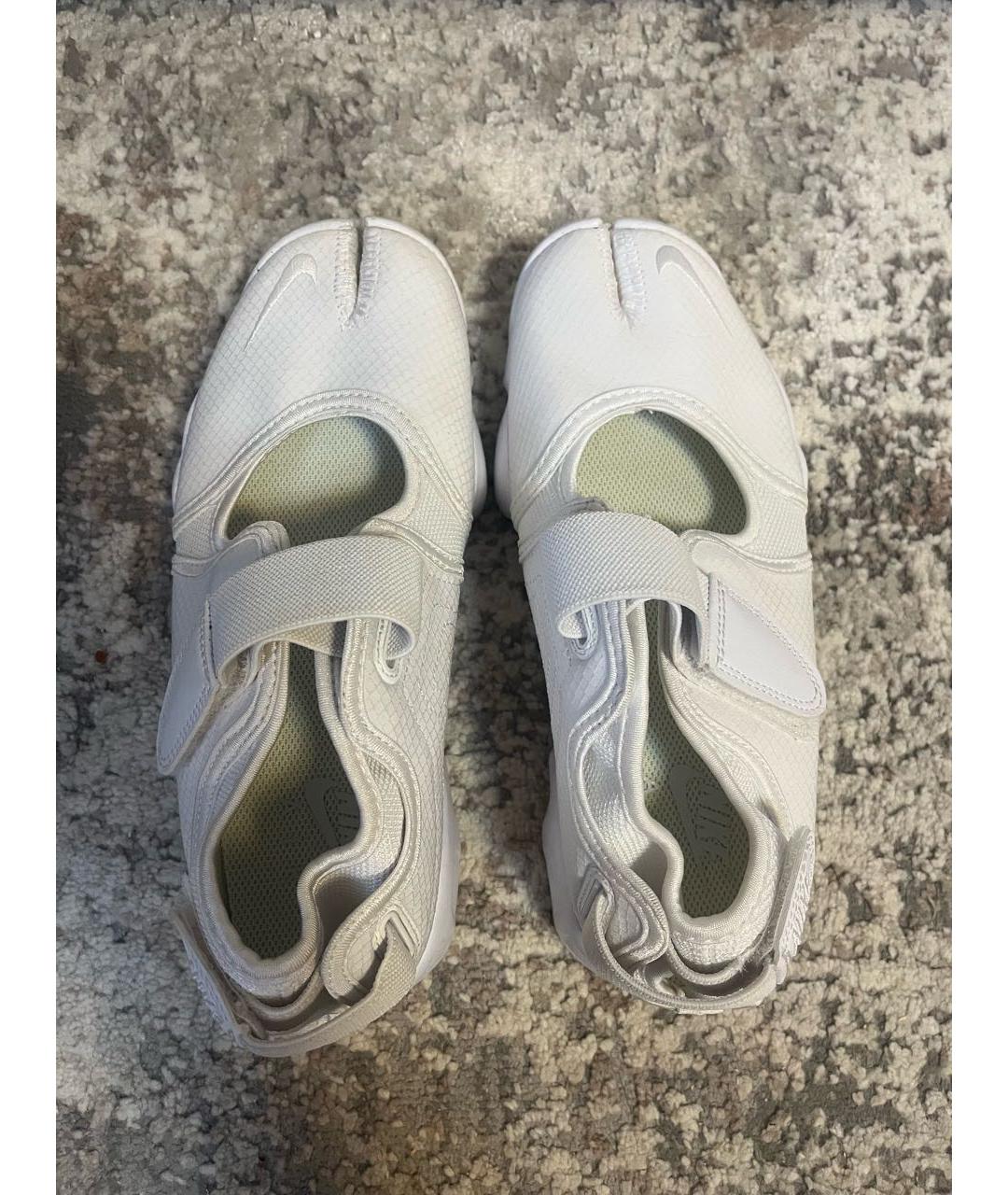 NIKE Белые текстильные кеды, фото 3