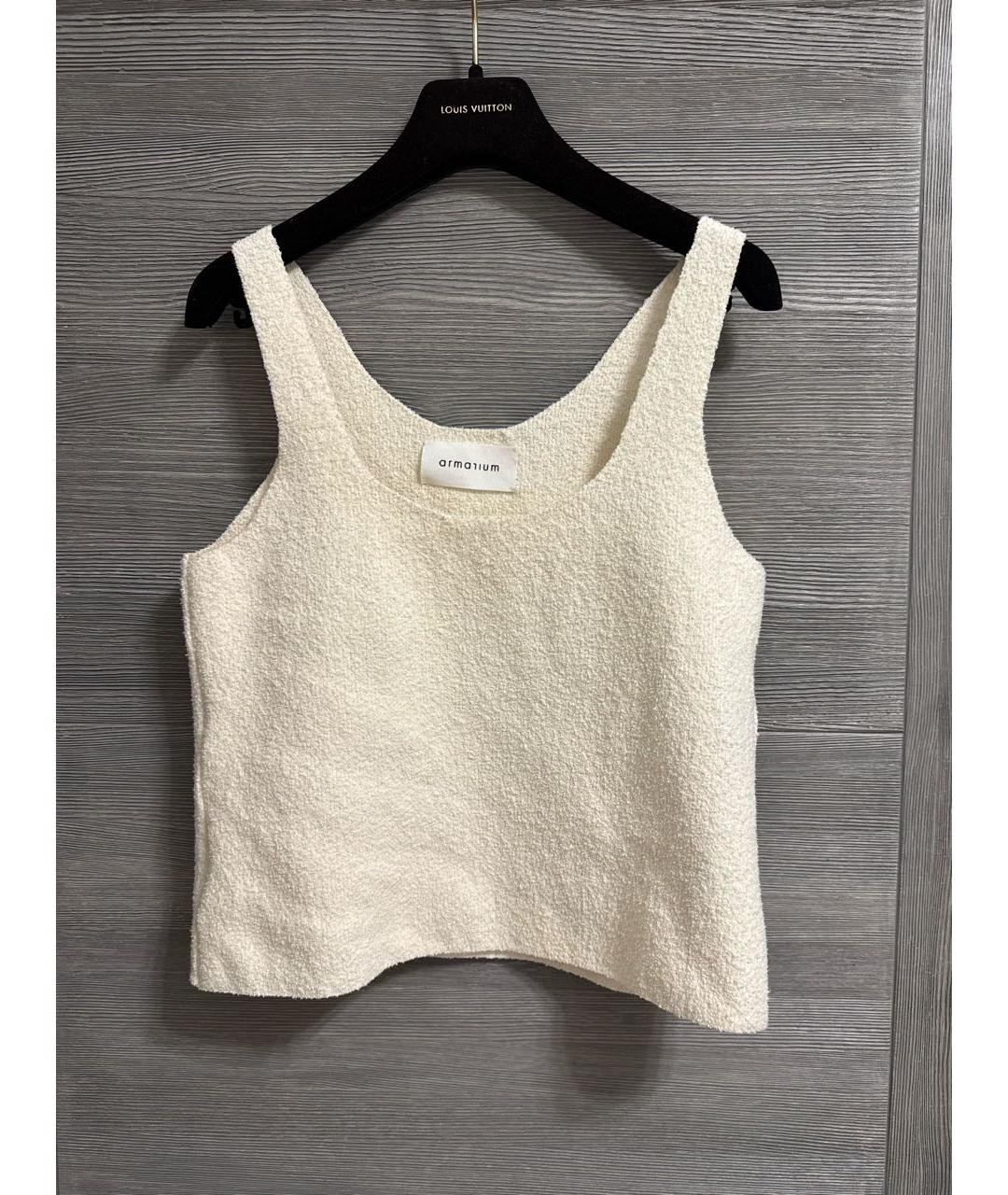 ARMARIUM Бежевая хлопковая майка, фото 5