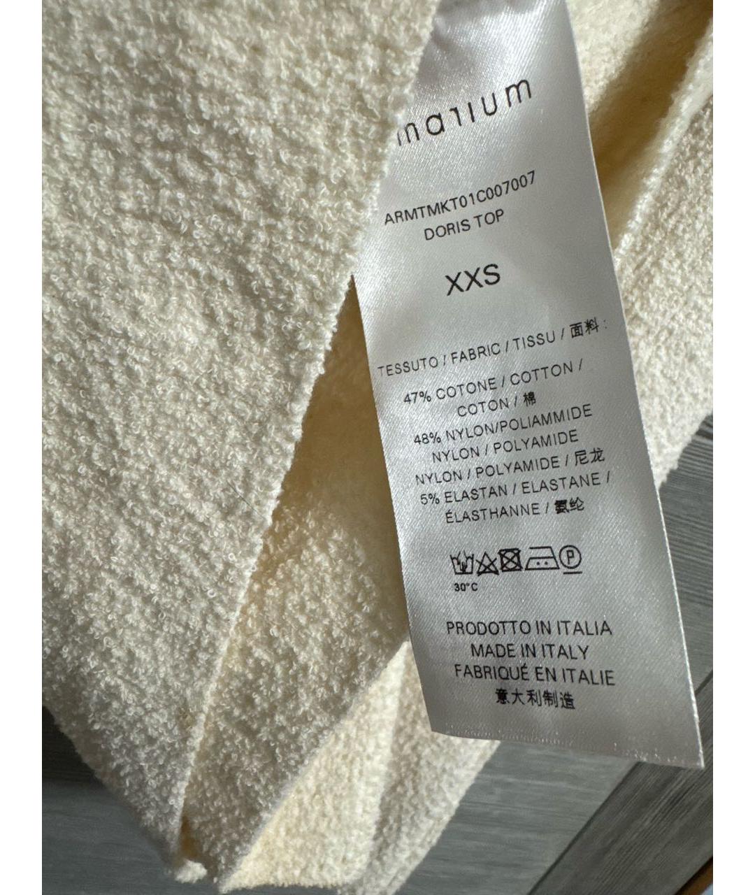 ARMARIUM Бежевая хлопковая майка, фото 6