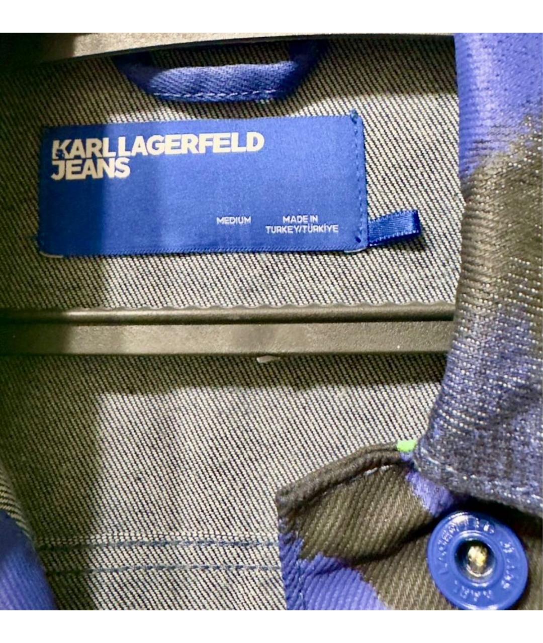 KARL LAGERFELD Мульти деним куртка, фото 3