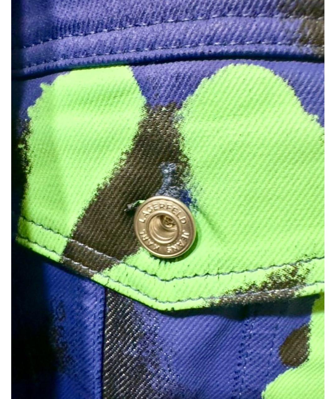 KARL LAGERFELD Мульти деним куртка, фото 6