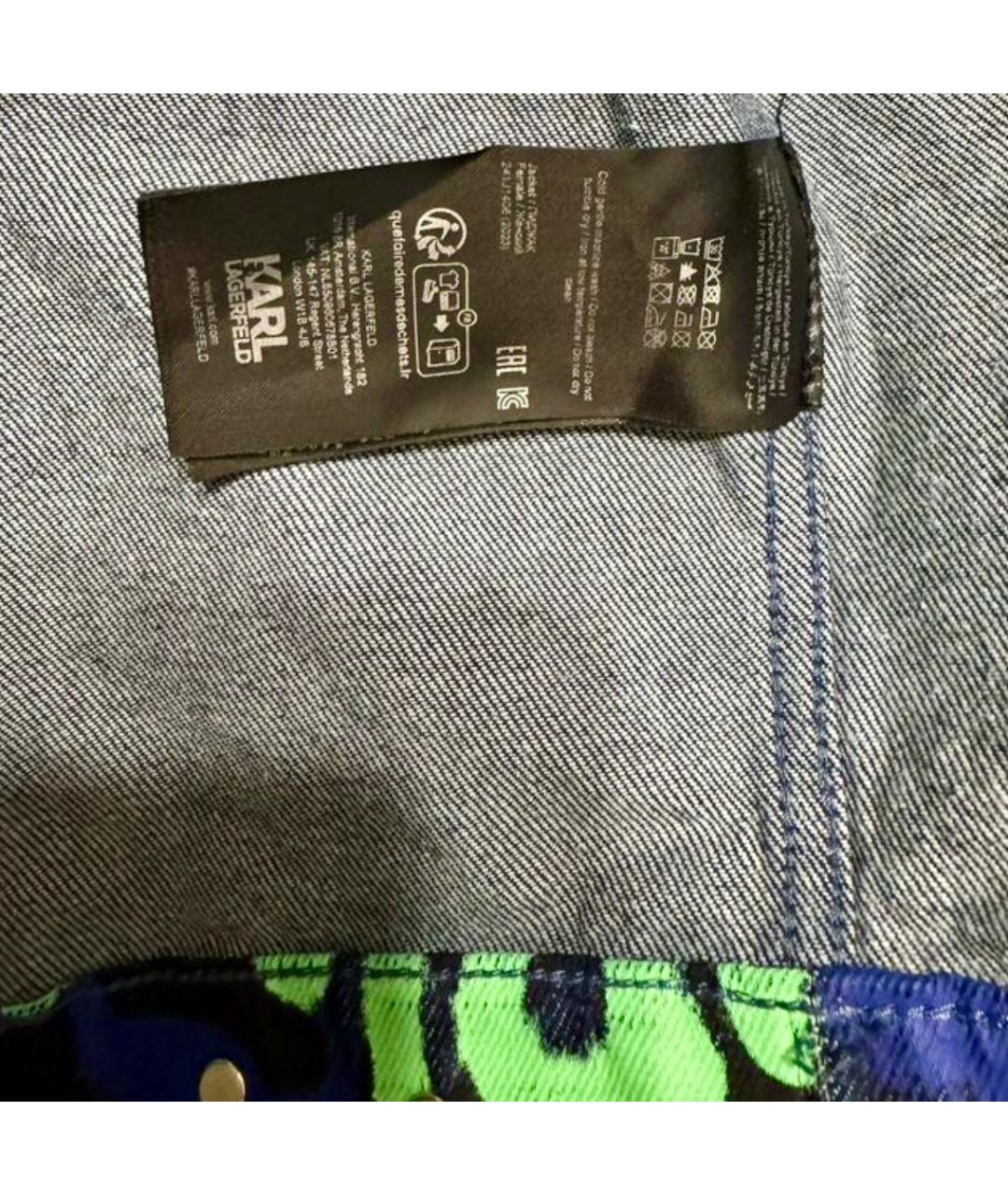 KARL LAGERFELD Мульти деним куртка, фото 5