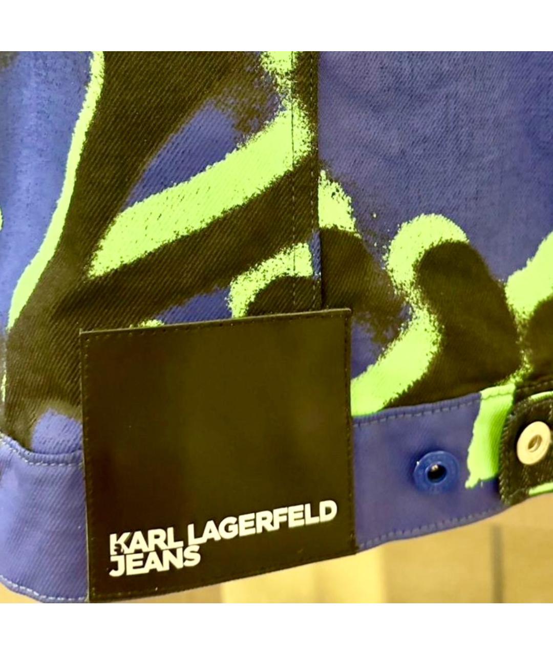 KARL LAGERFELD Мульти деним куртка, фото 4