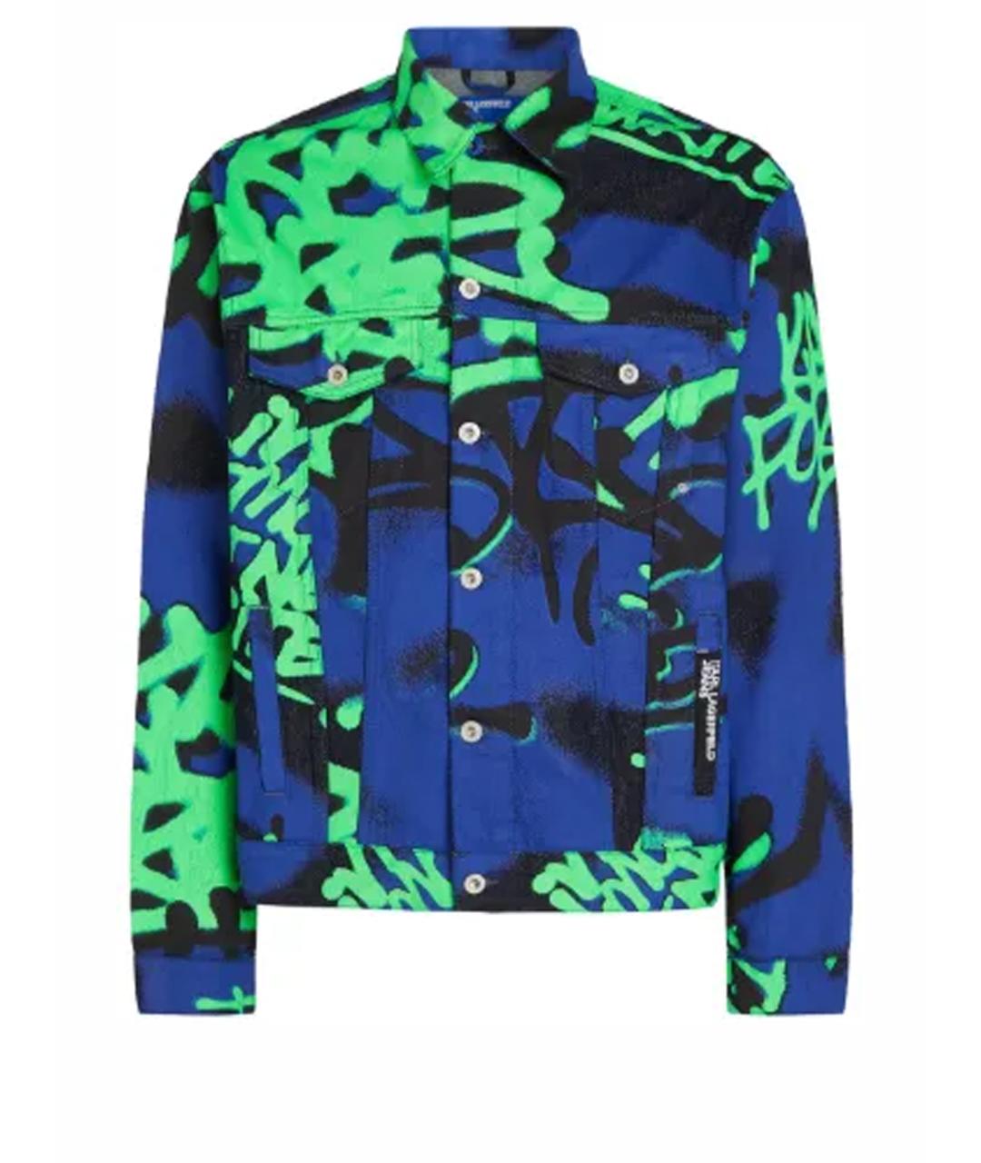 KARL LAGERFELD Мульти деним куртка, фото 1