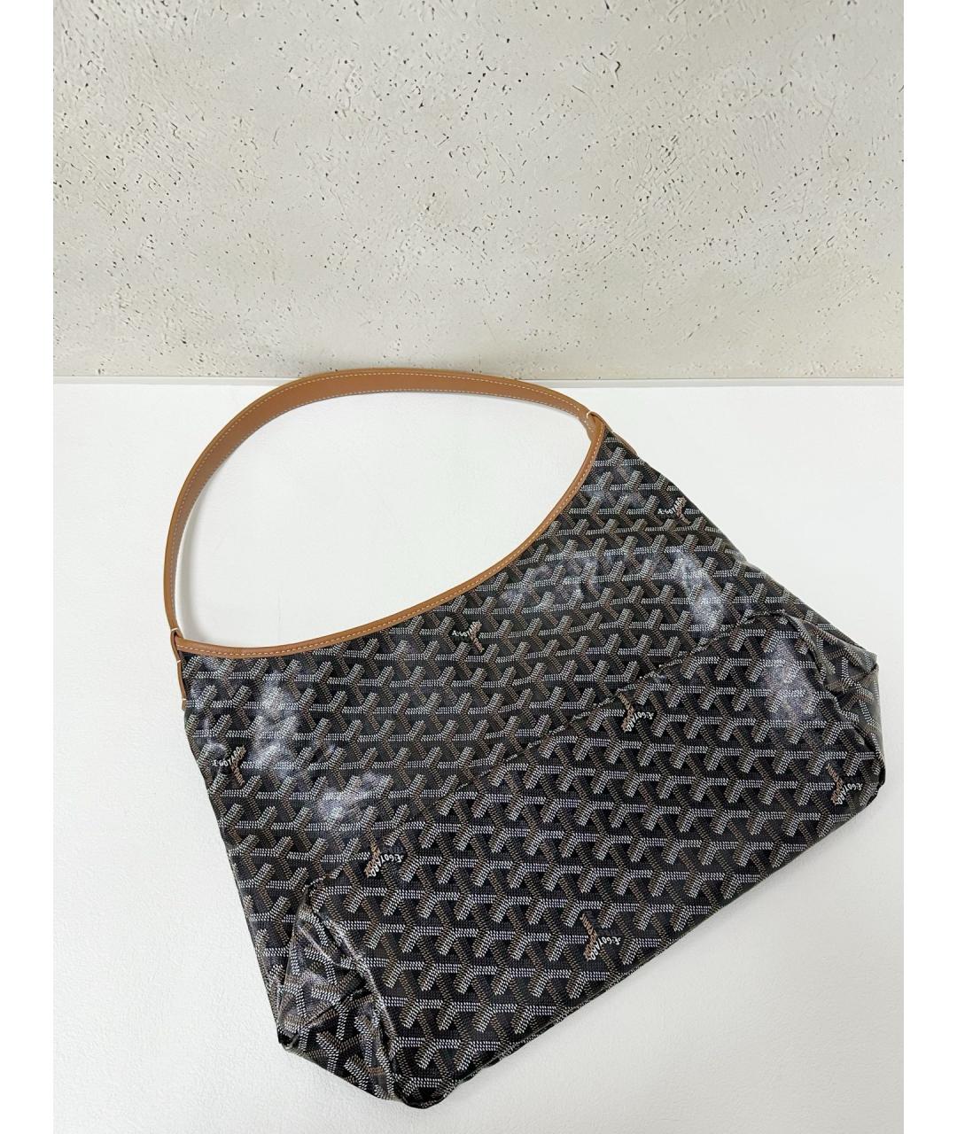 GOYARD Коричневая сумка через плечо из искусственной кожи, фото 2