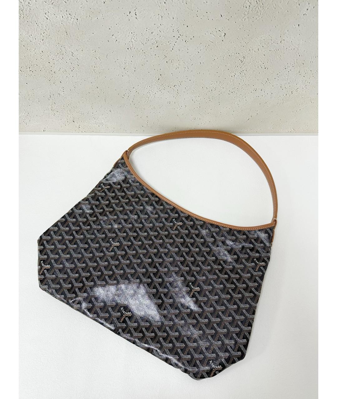 GOYARD Коричневая сумка через плечо из искусственной кожи, фото 3