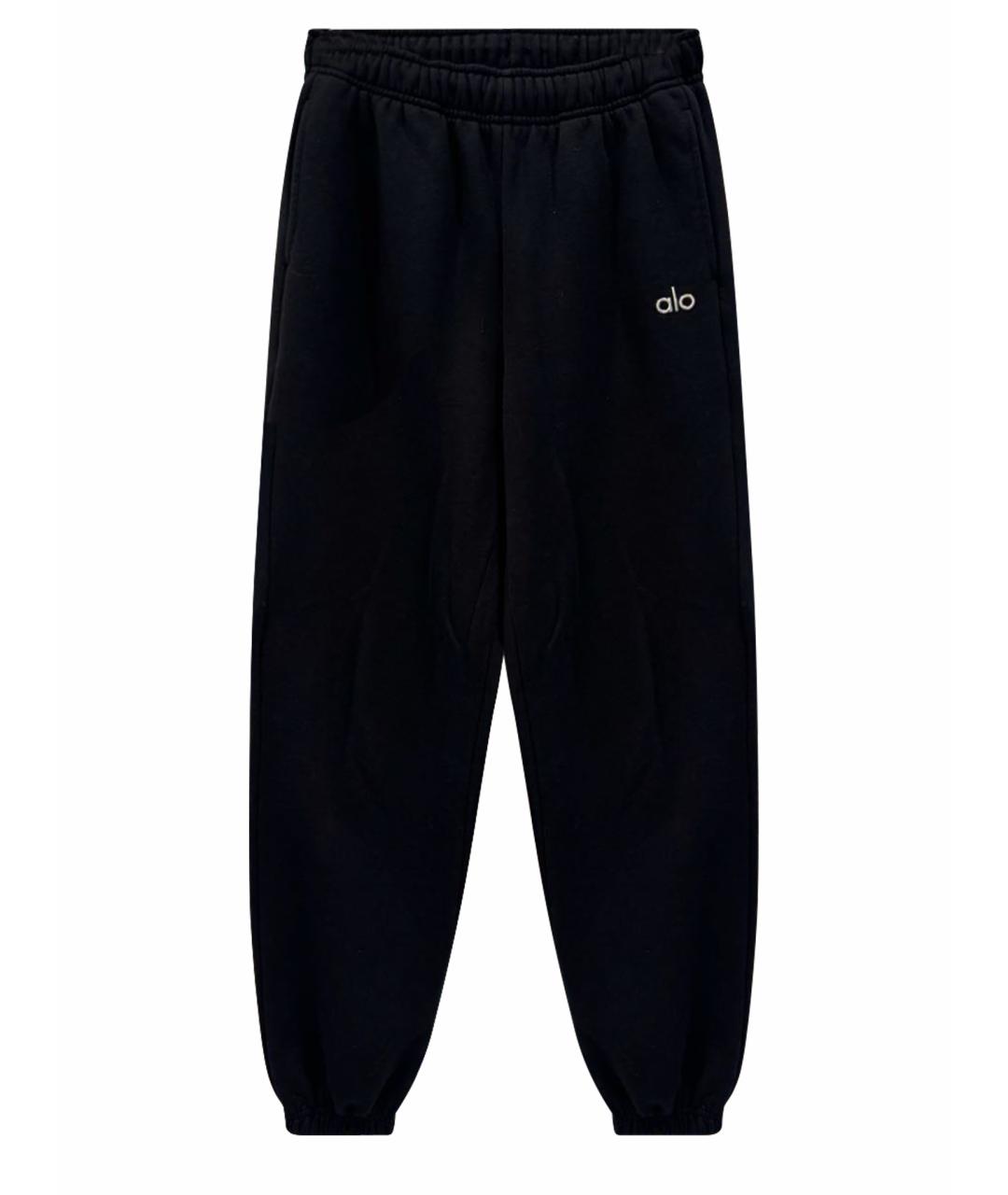 ALO YOGA Черный хлопковый спортивные костюмы, фото 1