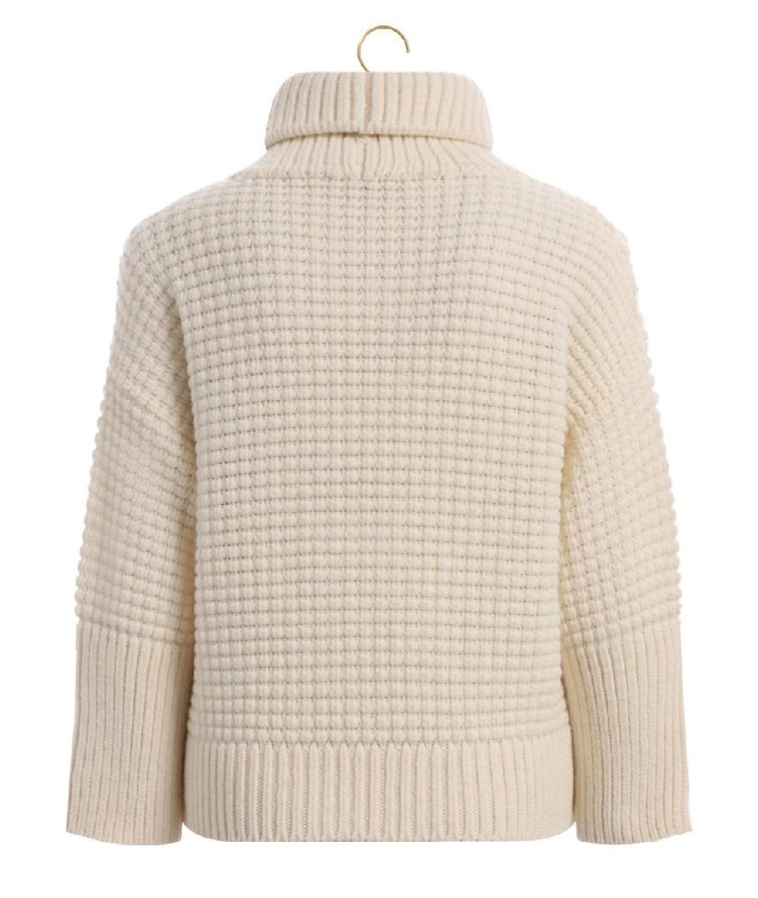 HERMES Белый шерстяной джемпер / свитер, фото 2