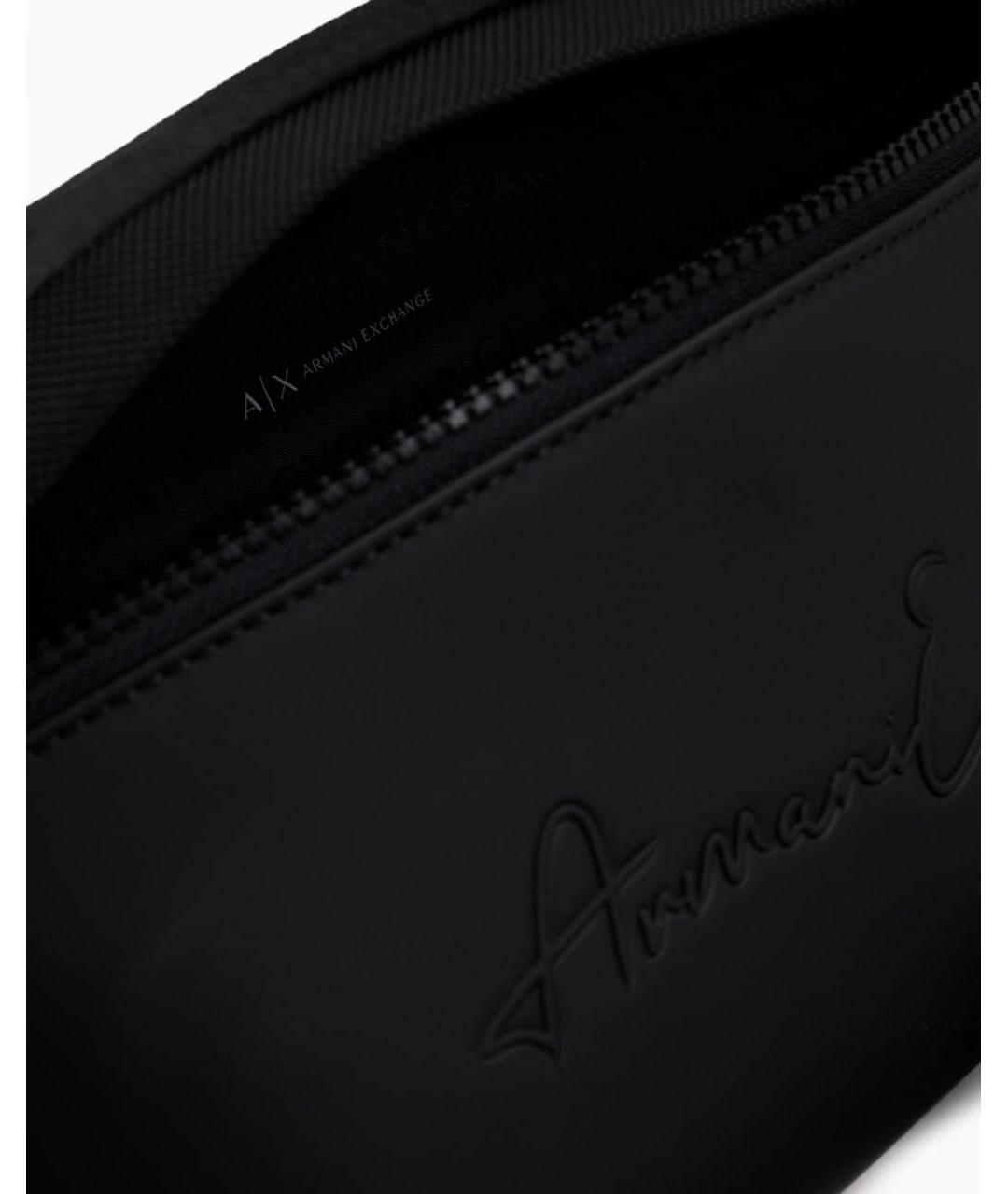 ARMANI EXCHANGE Черная поясная сумка, фото 3