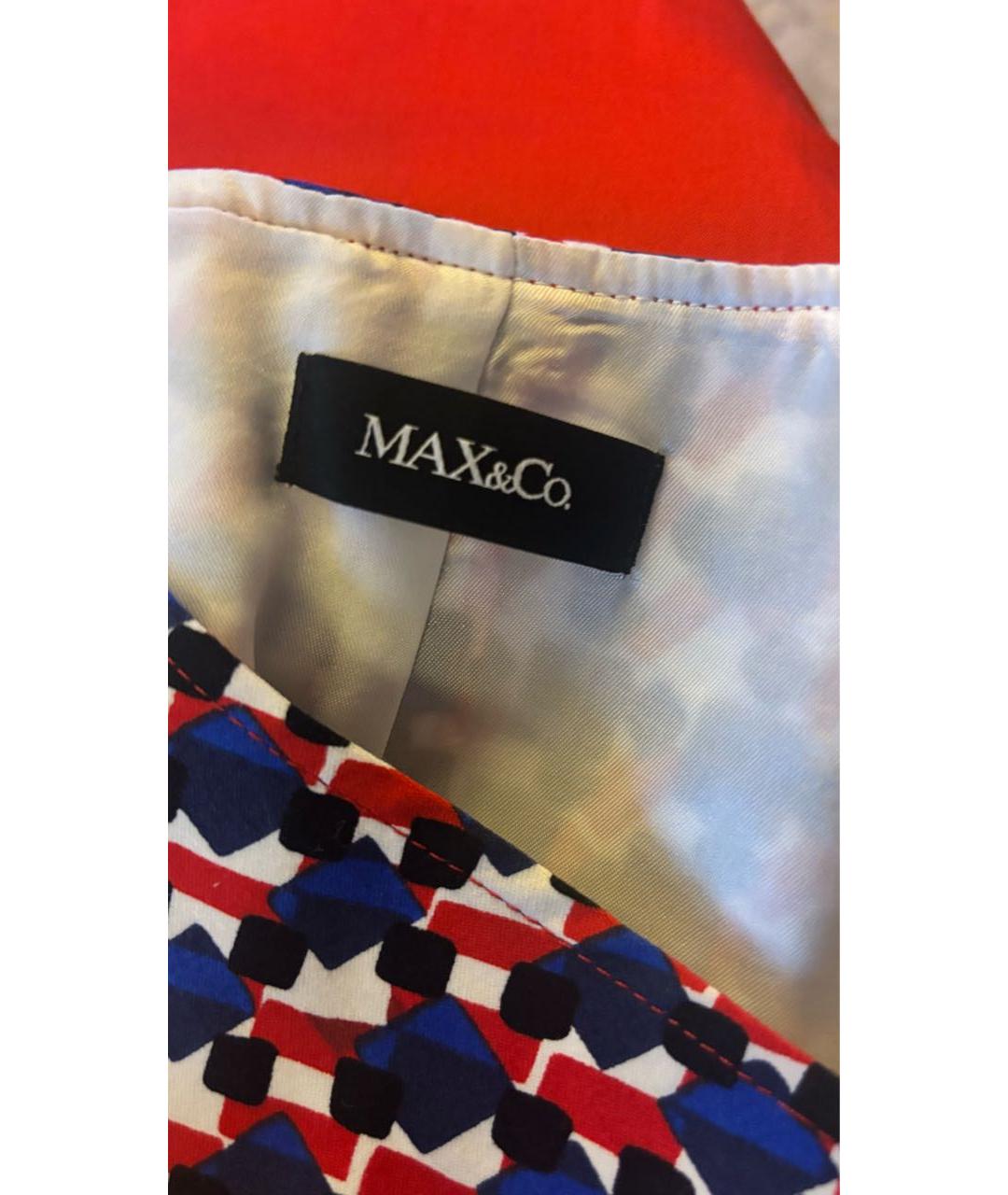 MAX&CO Красное хлопковое повседневное платье, фото 5