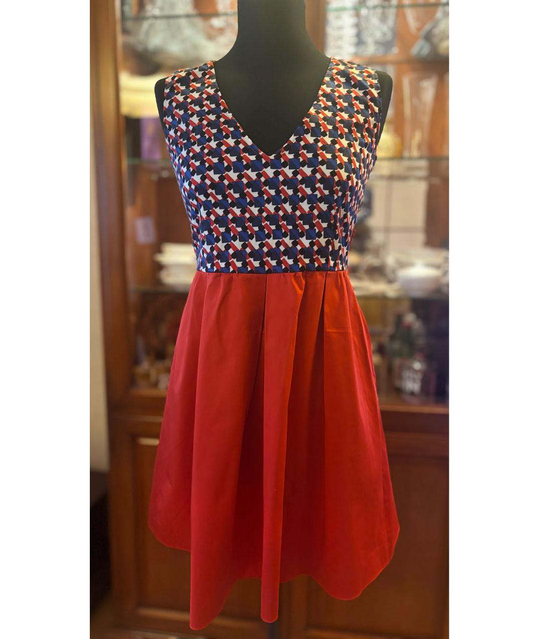 MAX&CO Красное хлопковое повседневное платье, фото 8