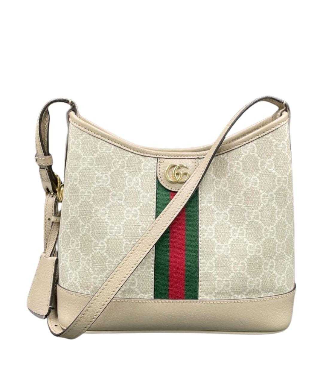 GUCCI Бежевая сумка через плечо, фото 1