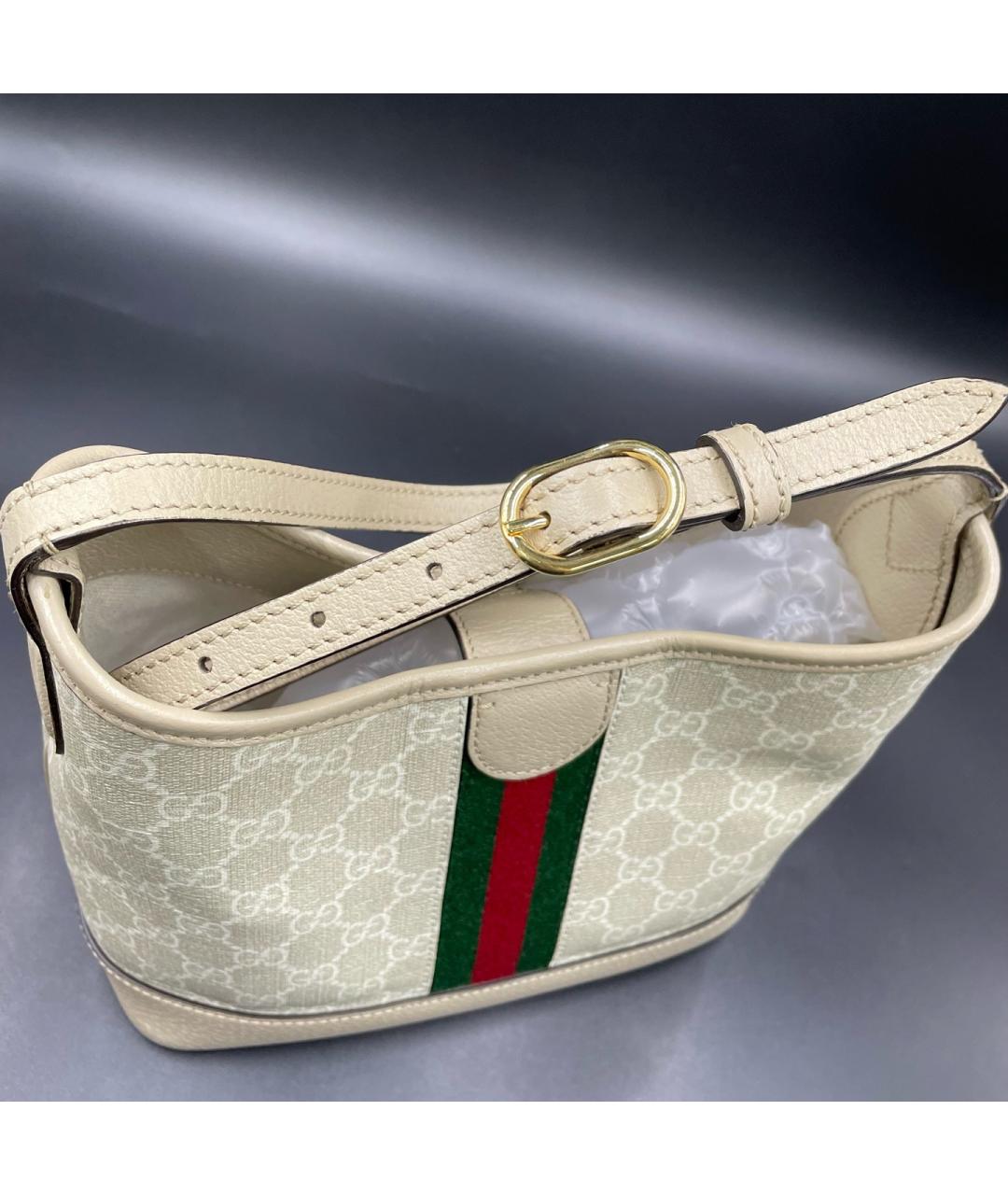 GUCCI Бежевая сумка через плечо, фото 7