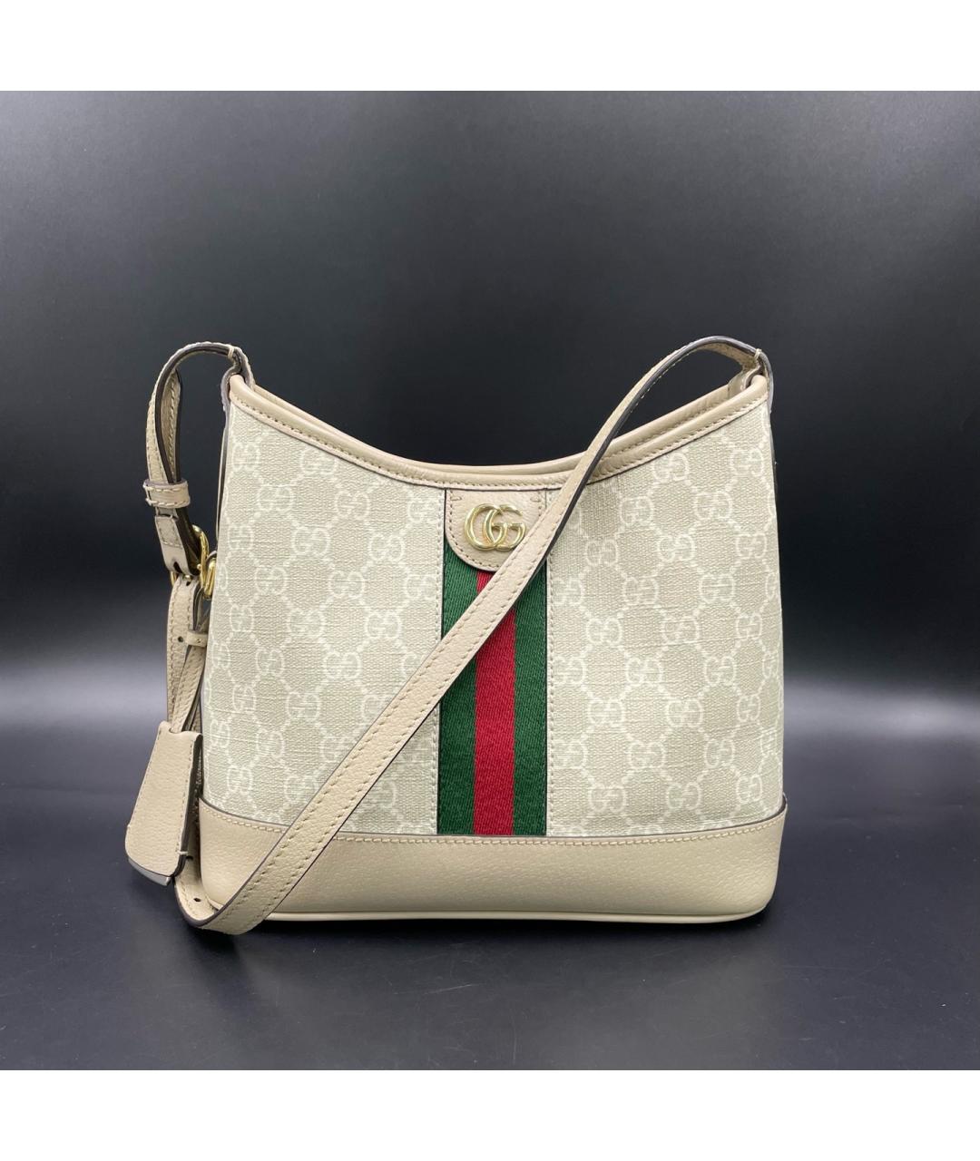 GUCCI Бежевая сумка через плечо, фото 9