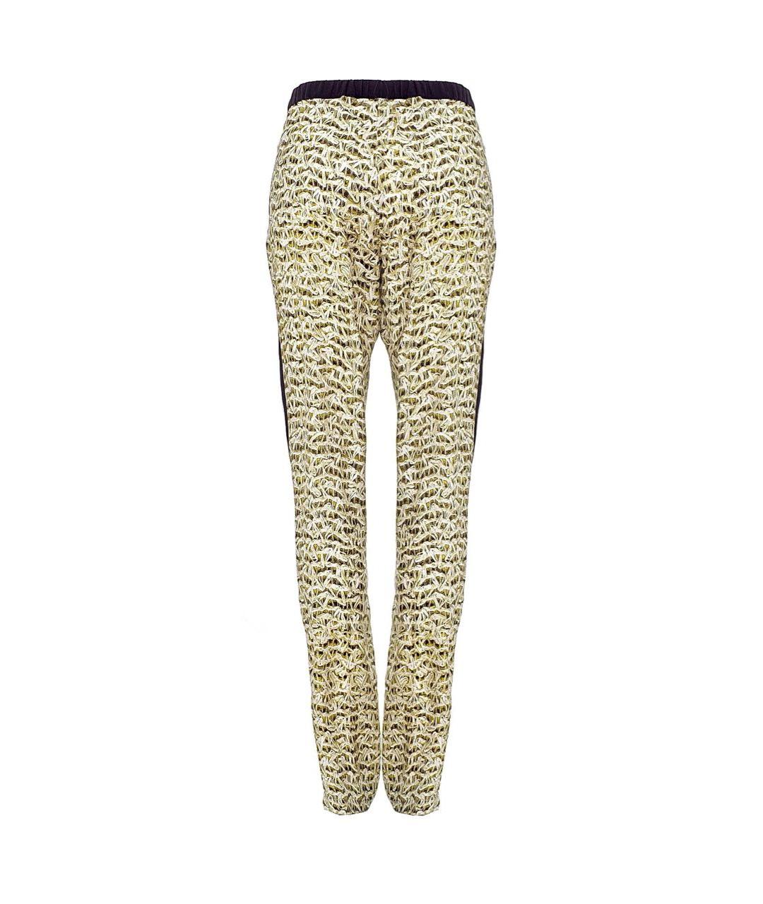 JO NO FUI Мульти шелковые прямые брюки, фото 2