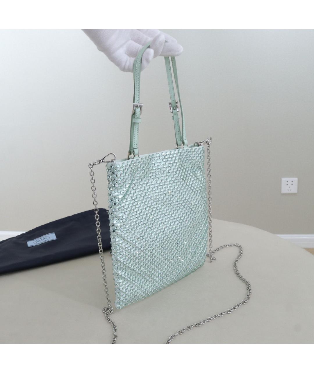 PRADA Бирюзовая сумка через плечо, фото 2