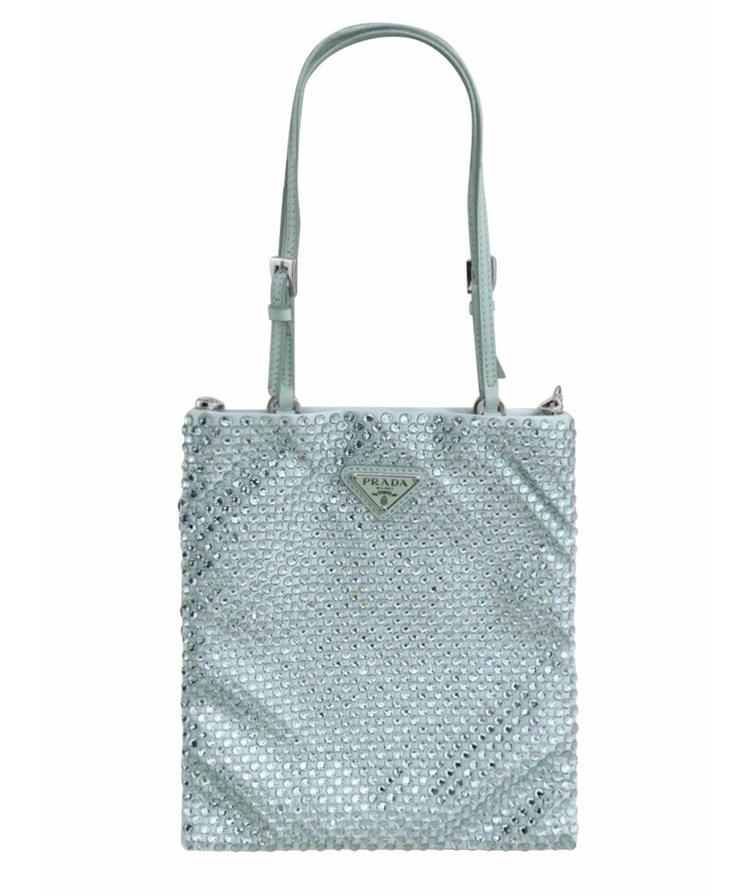 PRADA Бирюзовая сумка через плечо, фото 9