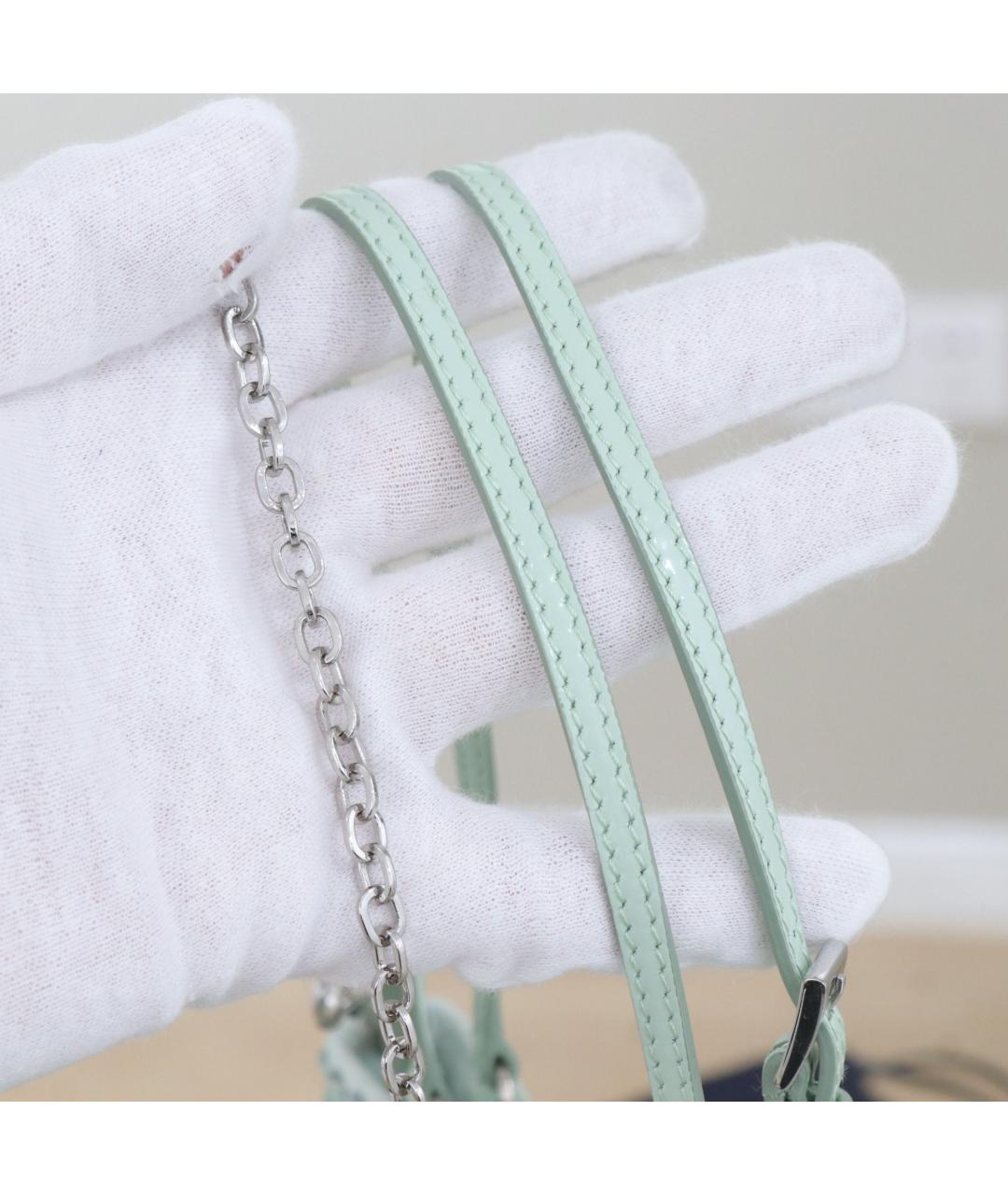 PRADA Бирюзовая сумка через плечо, фото 7