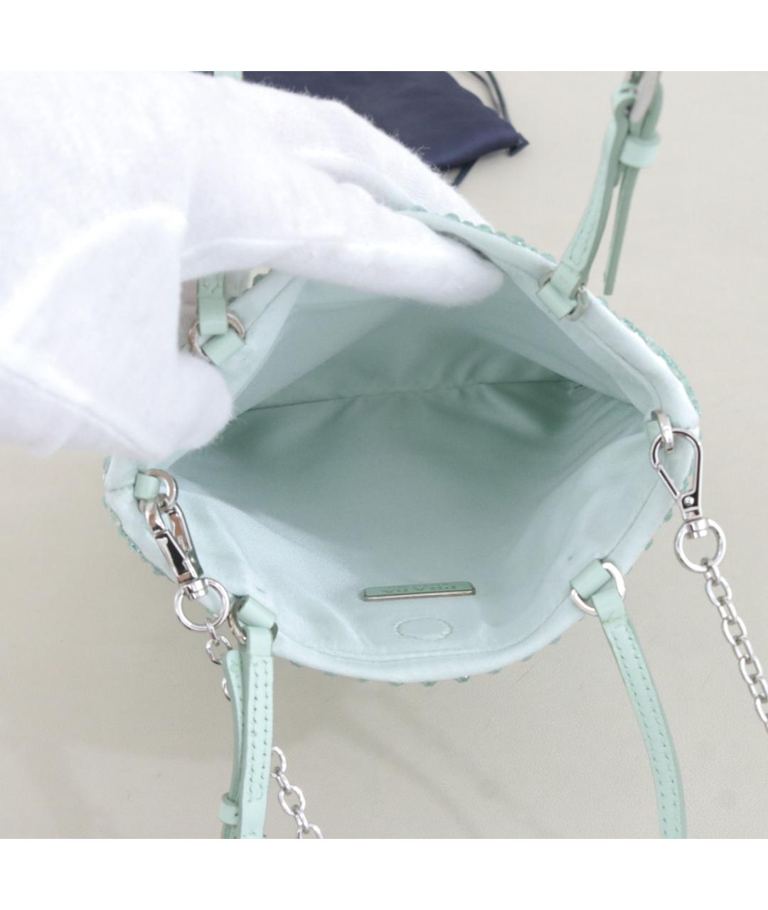 PRADA Бирюзовая сумка через плечо, фото 8