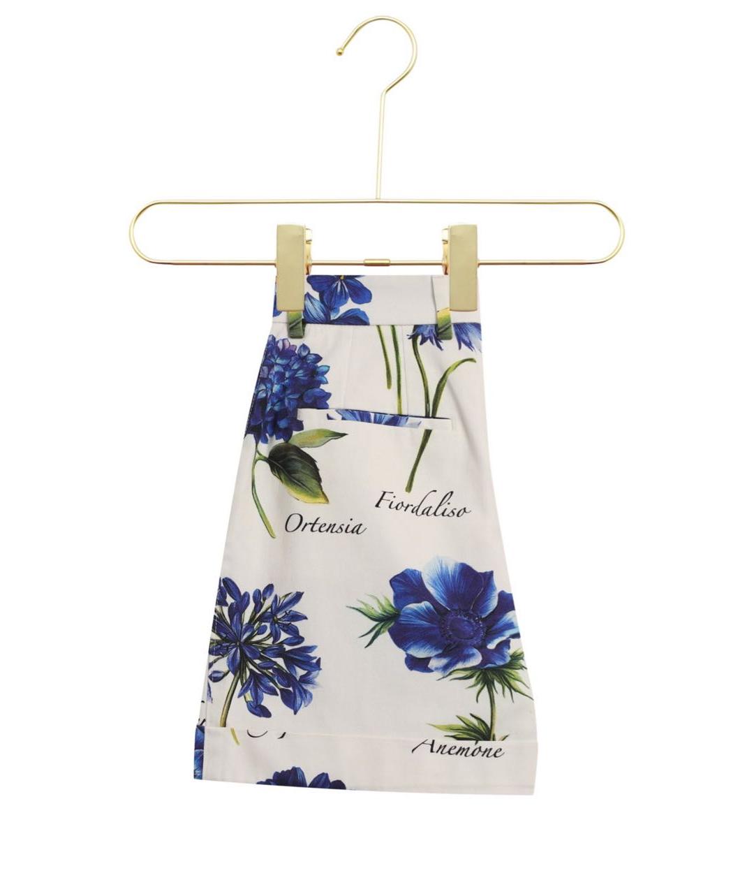 DOLCE&GABBANA Белый хлопковый костюм с брюками, фото 7