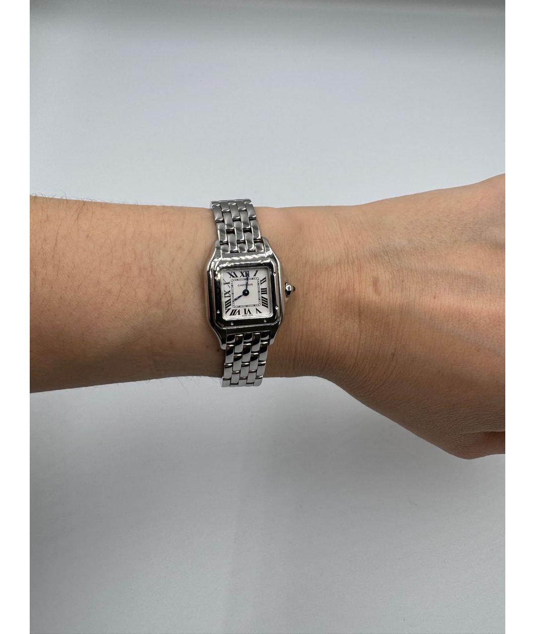 CARTIER Белые часы, фото 6