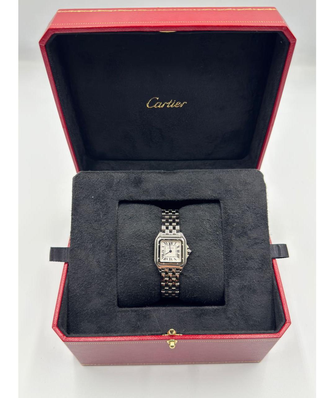 CARTIER Белые часы, фото 5