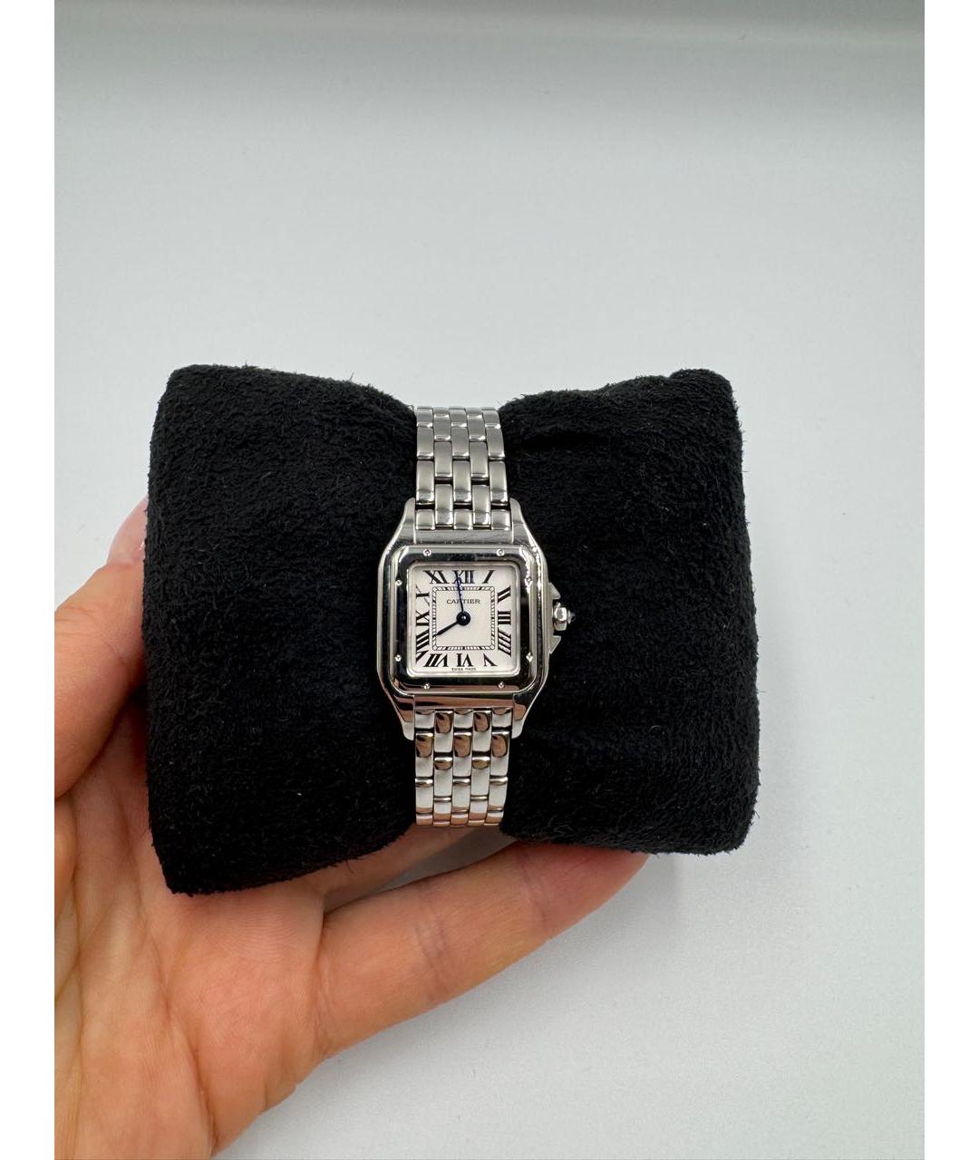 CARTIER Белые часы, фото 8