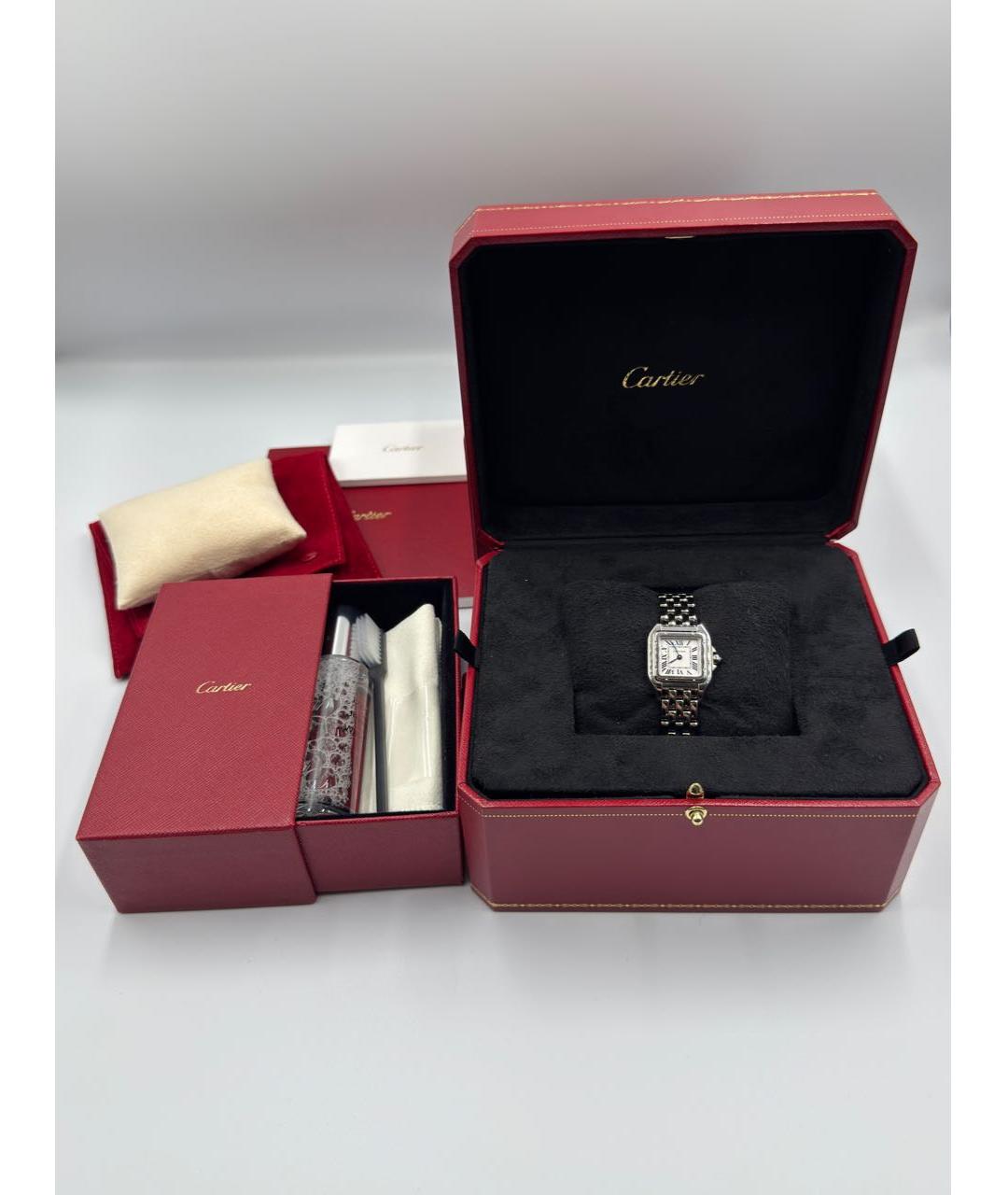 CARTIER Белые часы, фото 7