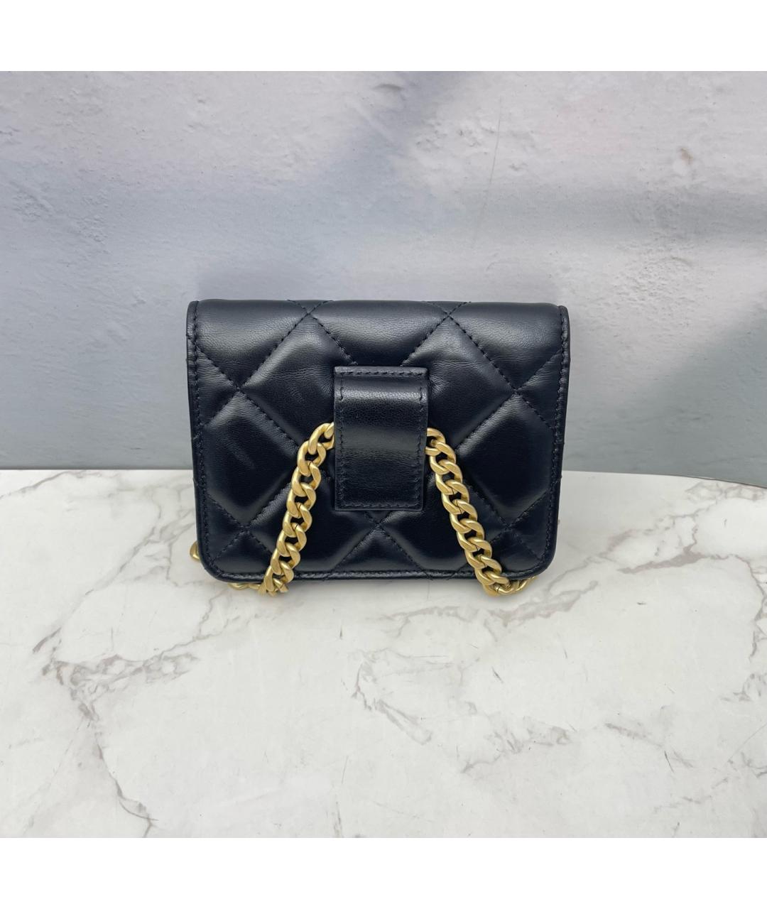 CHANEL Черная кожаная поясная сумка, фото 3