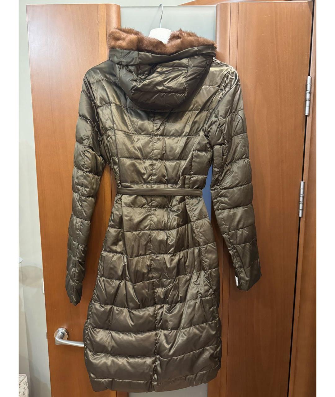 'S MAX MARA Зеленая синтетическая парка, фото 2