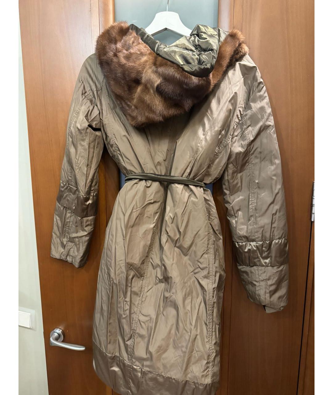 'S MAX MARA Зеленая синтетическая парка, фото 4