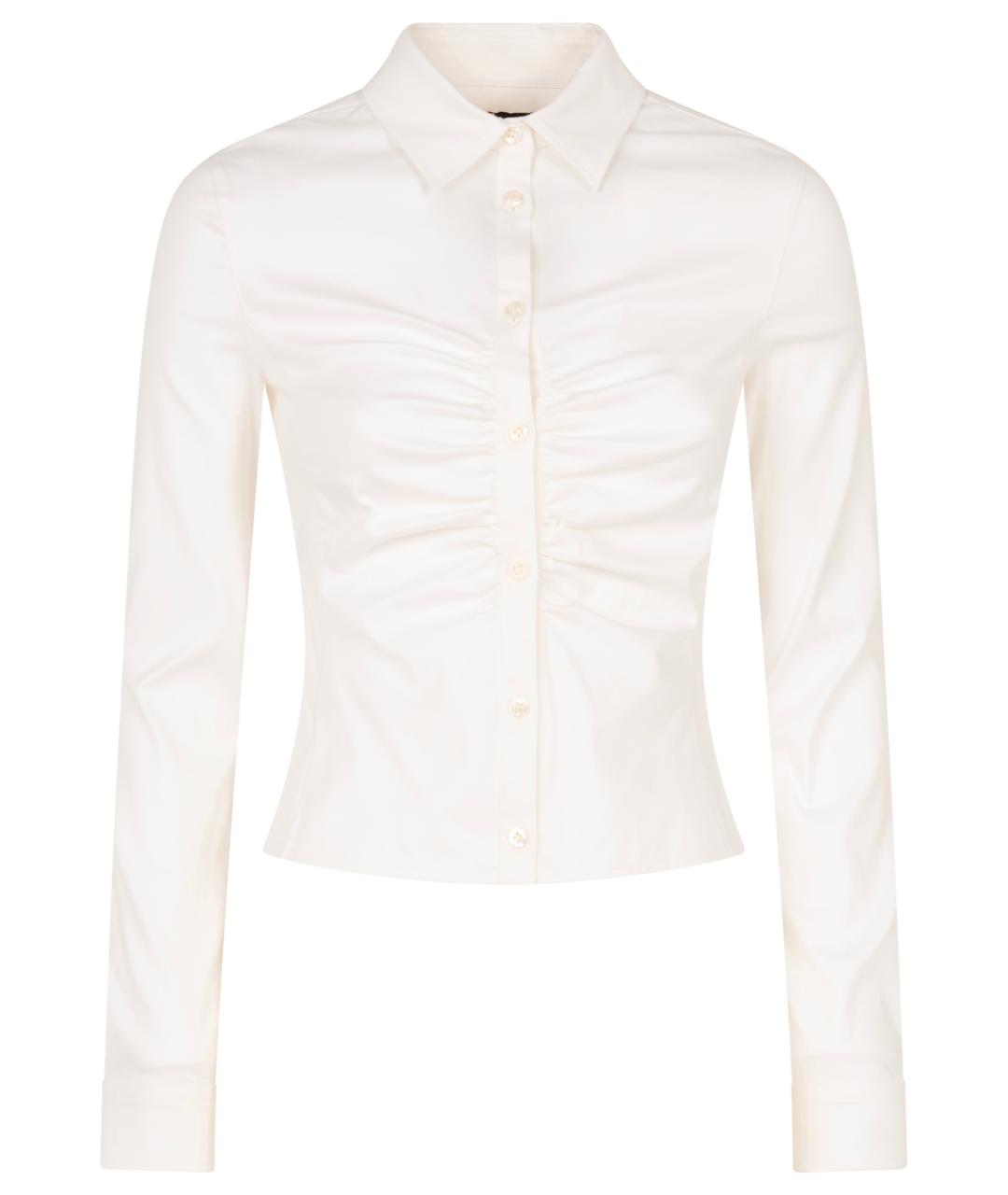 BALENCIAGA Белая хлопковая рубашка, фото 1