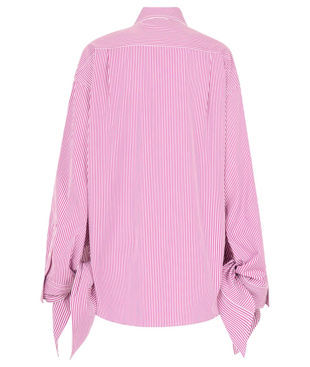 BALENCIAGA Розовая хлопковая рубашка, фото 2