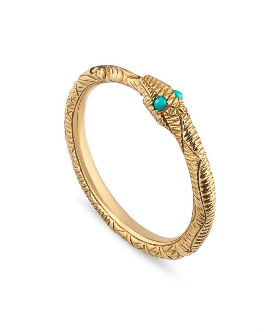 GUCCI Желтое кольцо из желтого золота, фото 1