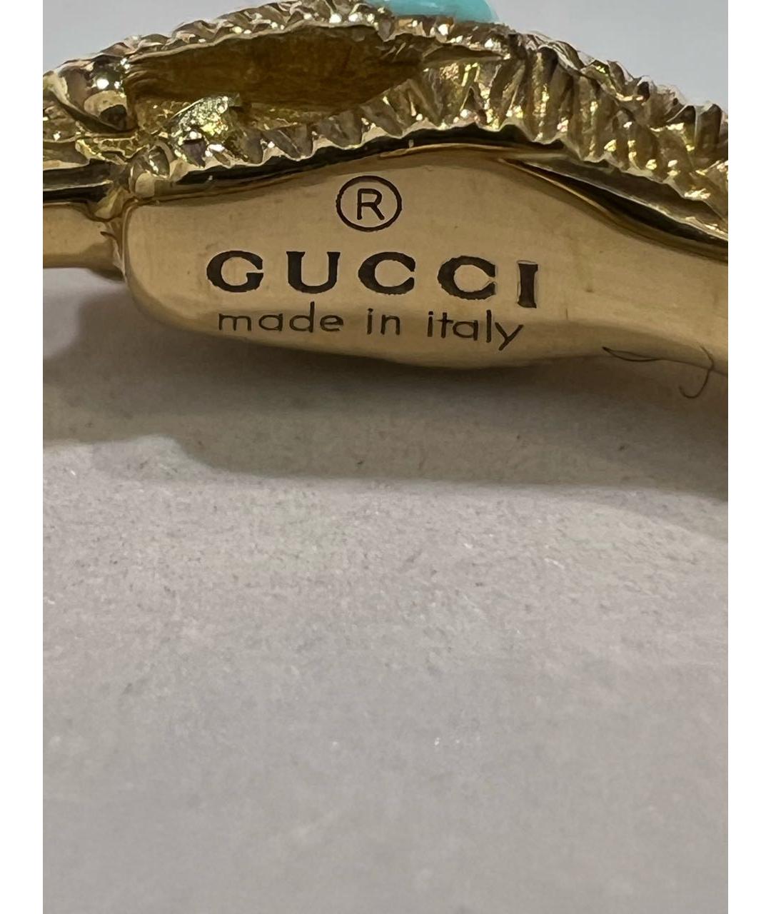 GUCCI Желтое кольцо из желтого золота, фото 4