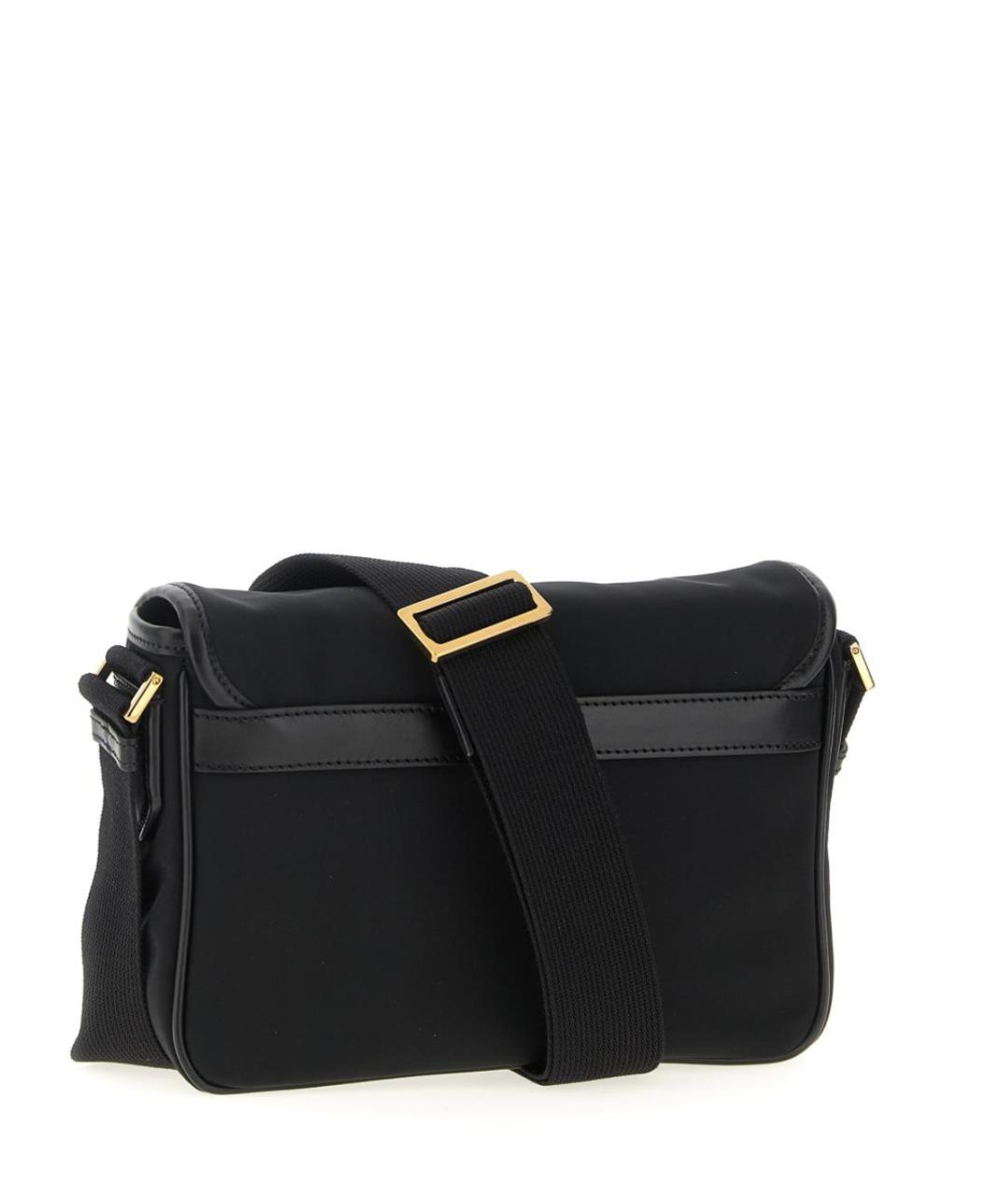 TOM FORD Черная тканевая сумка на плечо, фото 2