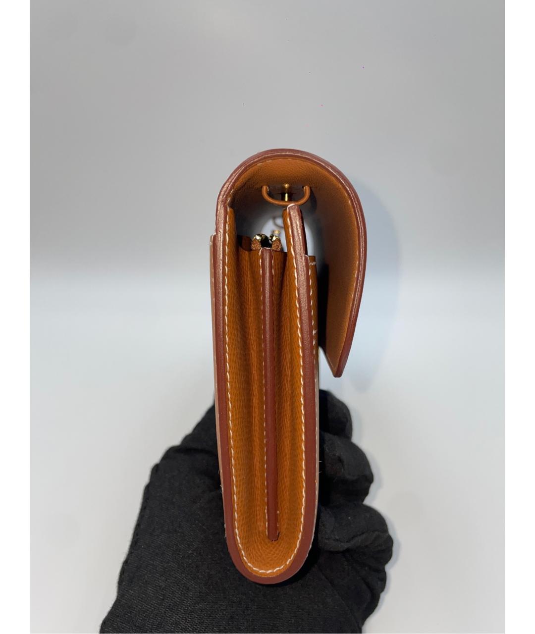 HERMES Коричневая кожаная сумка через плечо, фото 3