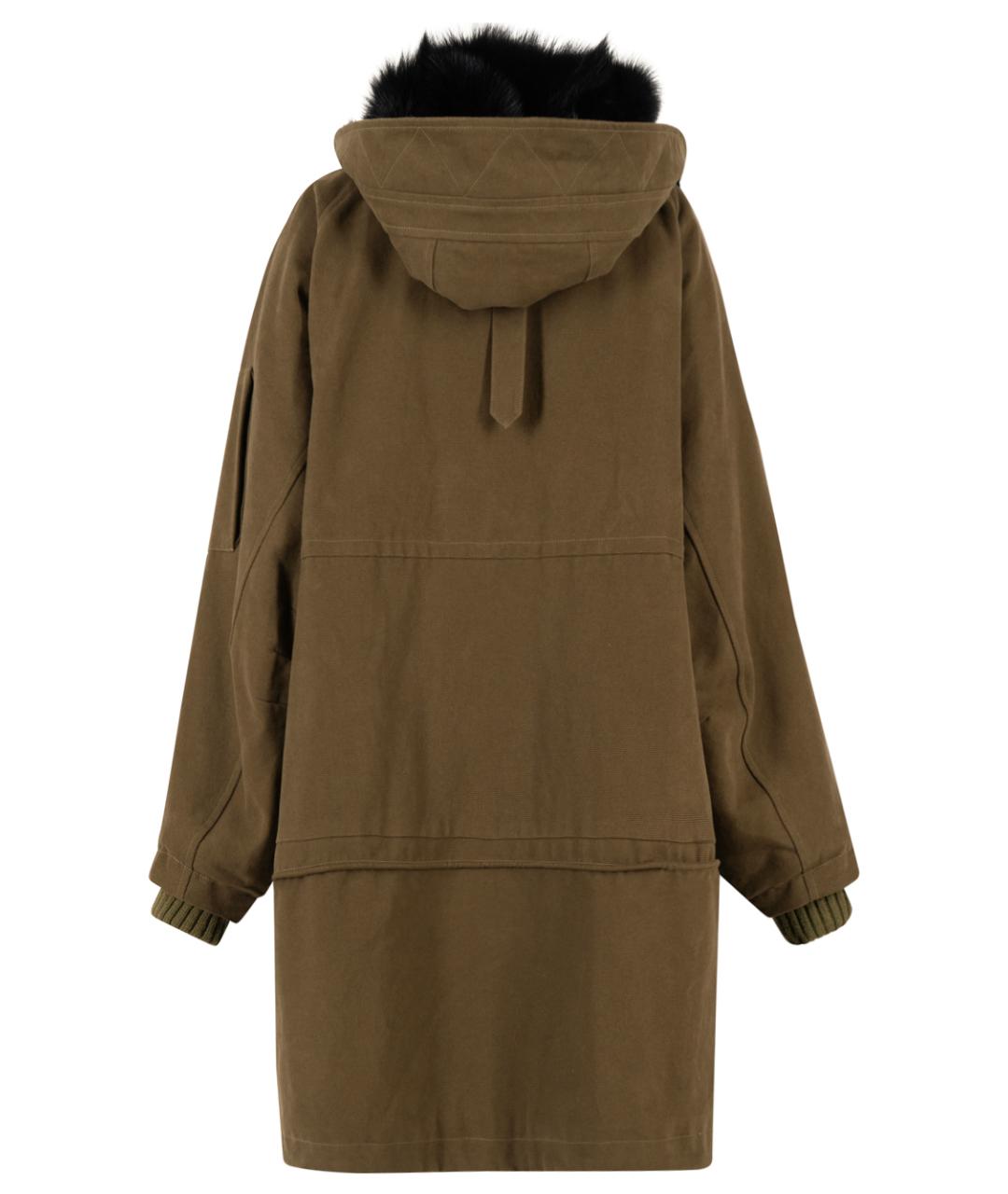 DOLCE&GABBANA Зеленая хлопковая парка, фото 2