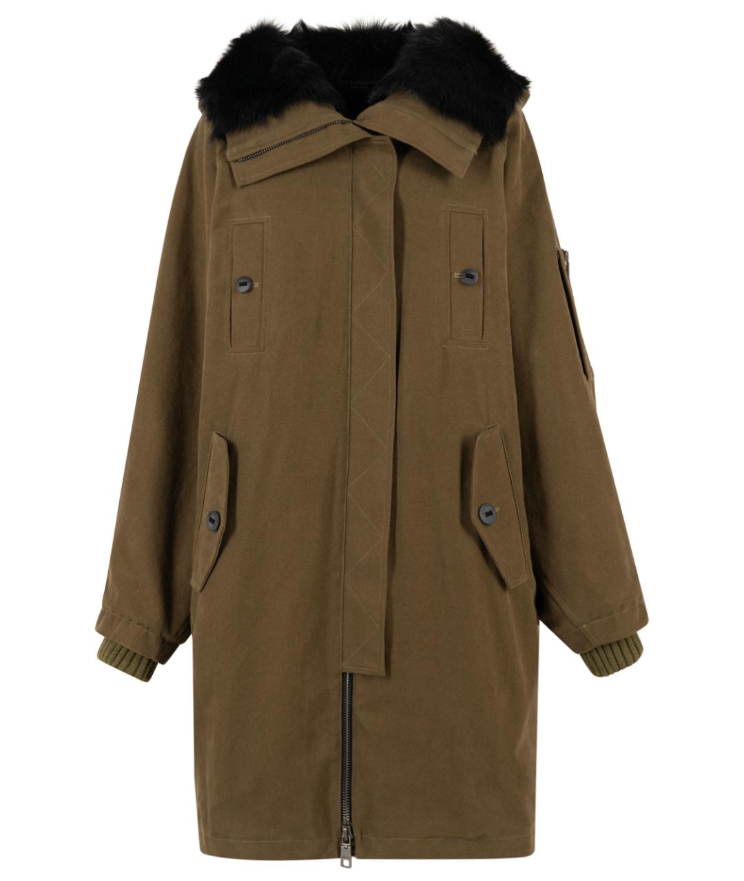 DOLCE&GABBANA Зеленая хлопковая парка, фото 1