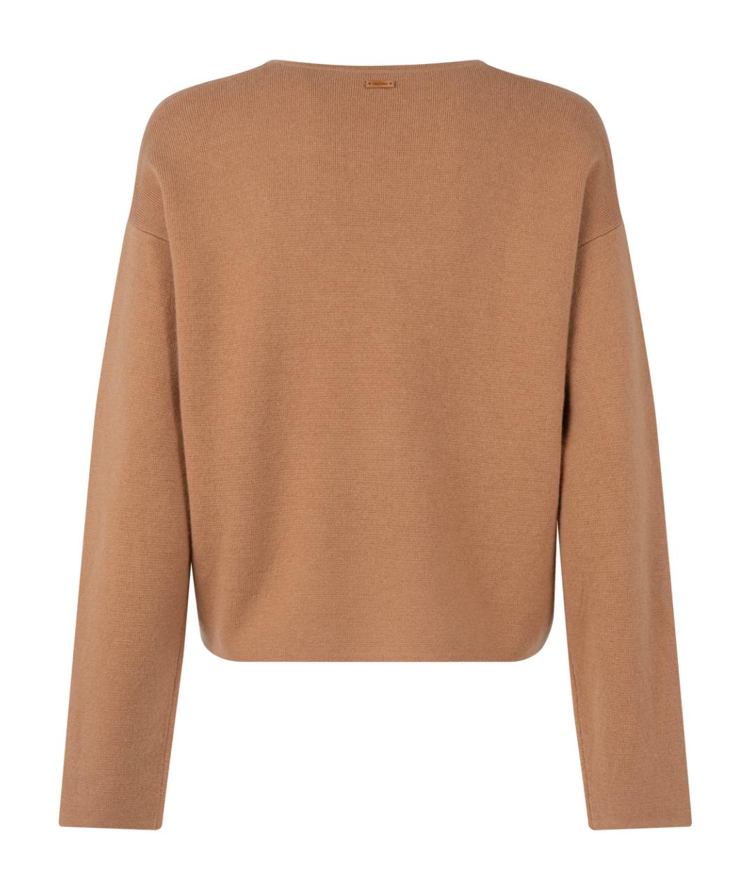 MAX MARA Коричневый шерстяной джемпер / свитер, фото 2