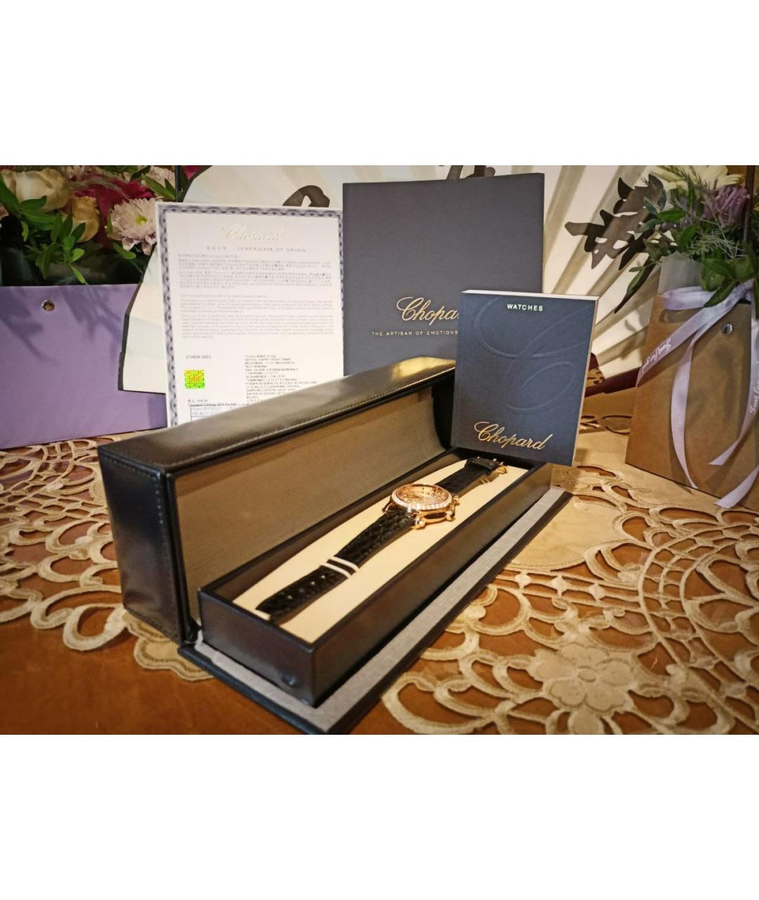 CHOPARD Золотые часы из розового золота, фото 4