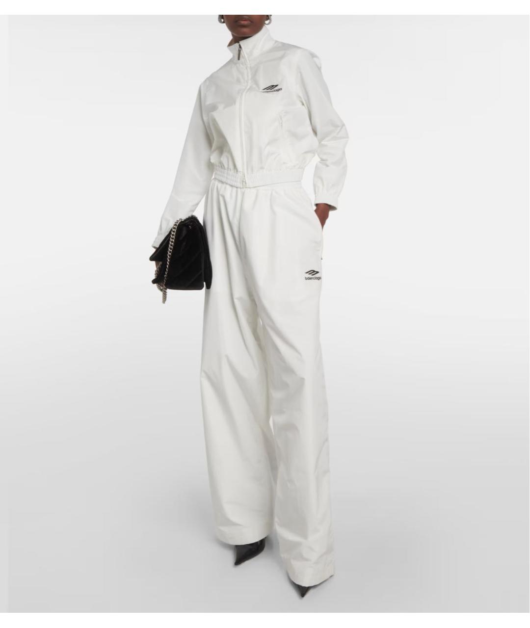 BALENCIAGA Белые брюки широкие, фото 3